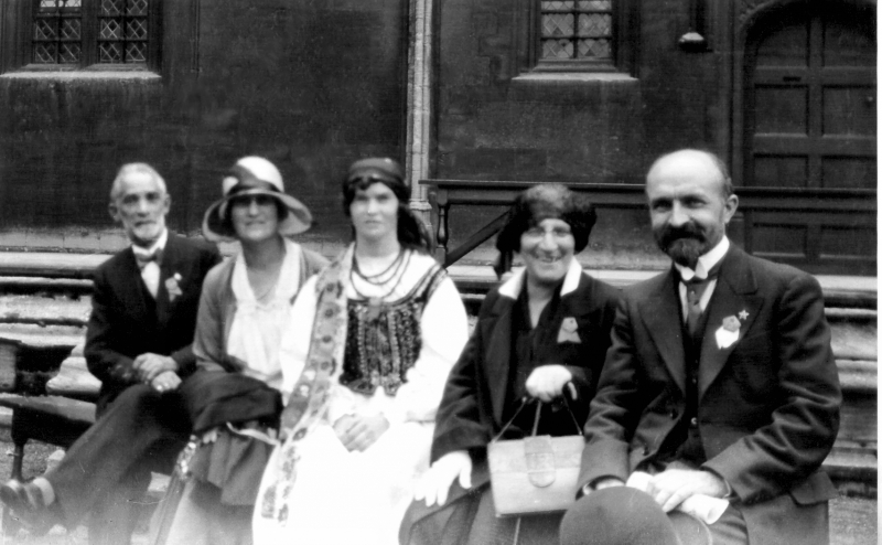 Lidia Zamenhof at the 1930 Oxford Esperanto World Congress