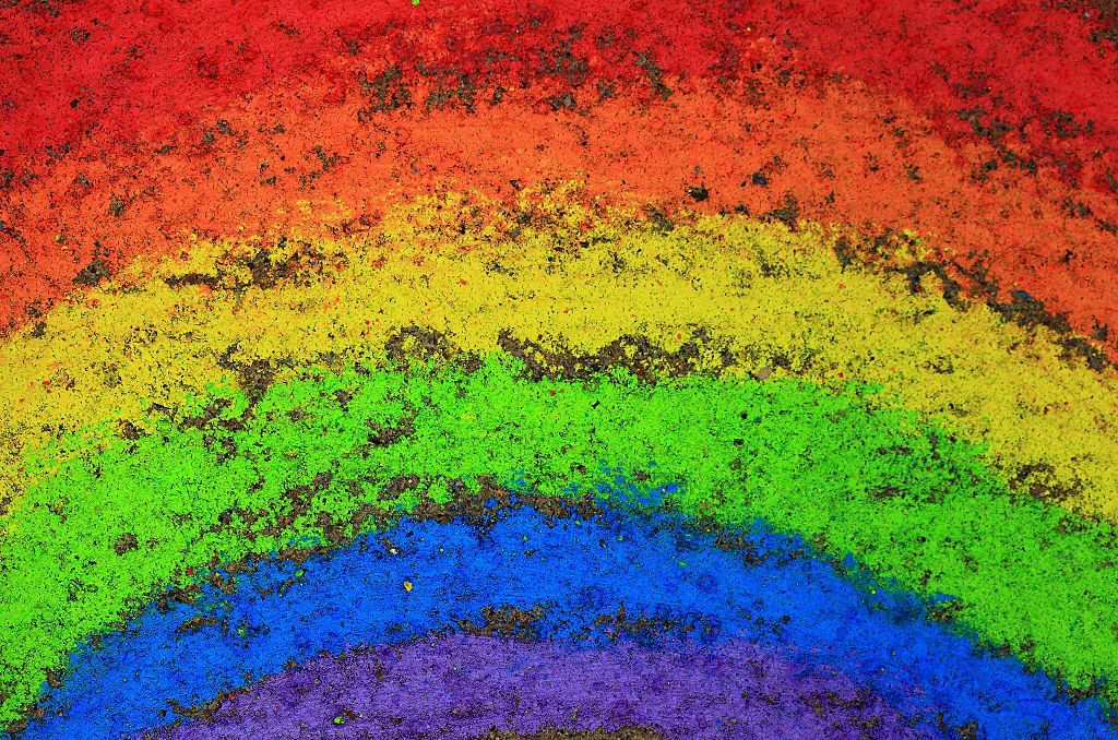 sidewalk rainbow serpent