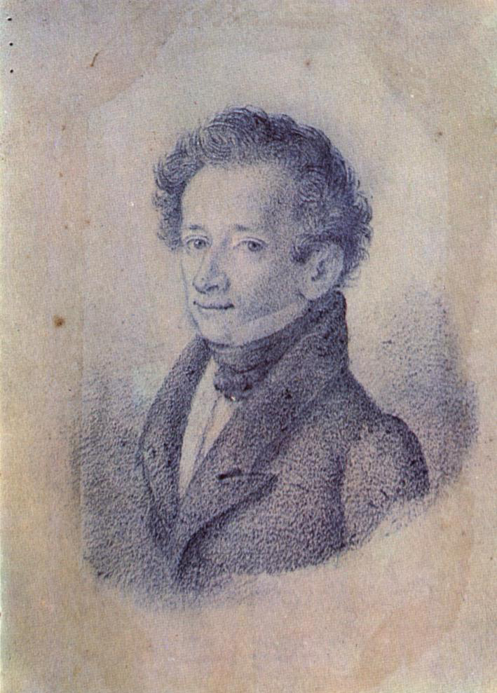 Portrait Giacomo Leopardi, 1826 Luigi Lolla