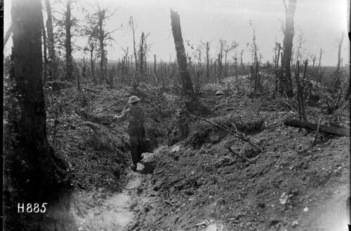 Taking Water to the Front Lines World War 1