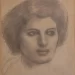 May Ziadeh portrait by Kahlih Gibran