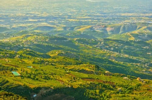 A view of fields in Lebanon Aakkar El Aatiqa by Ali Hamada